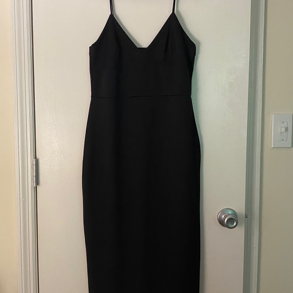 Black dress.